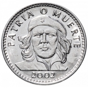 Реверс монеты Куба, 3 песо, 1992-2002, Эрнесто Че Гевара