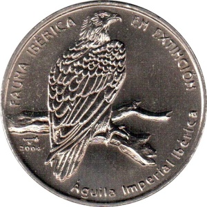 Реверс монеты Куба, 1 песо, 2004, Иберийская фауна - Испанский могильник