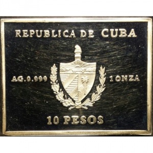 Аверс монеты Куба, 10 песо, 1998, Гаванский пазл - Гавана