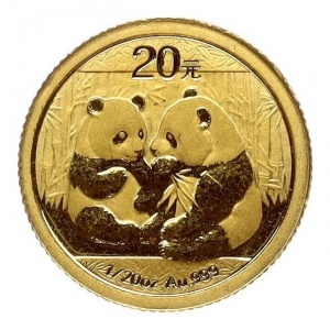 Реверс монеты Китай, 20 юань, 2009, Панда