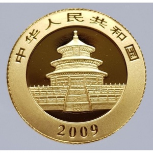Аверс монеты Китай, 50 юань, 2009, Панда