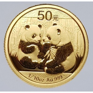 Реверс монеты Китай, 50 юань, 2009, Панда