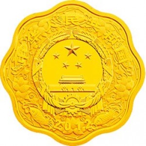 Аверс монеты Китай, 200 юань, 2012, Год дракона