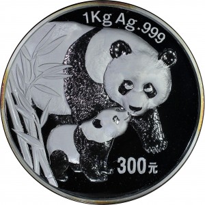 Реверс монеты Китай, 300 юань, 2004, Панда
