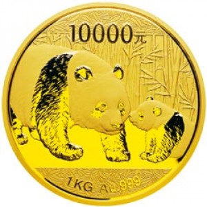 Реверс монеты Китай, 10.000 юань, 2011, Панда