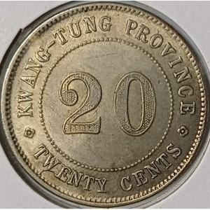 Реверс монеты Китай, 20 центов, 1912-1924
