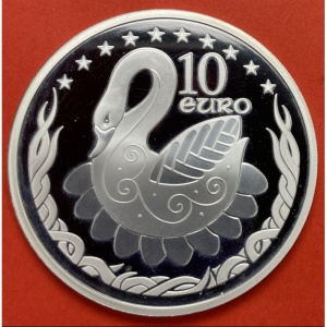 Реверс монеты Ирландия, 10 евро, 2004, Президентство Ирландии в Совете ЕС