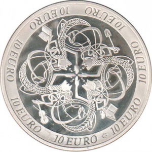 Реверс монеты Ирландия, 10 евро, 2007, Кельтская культура