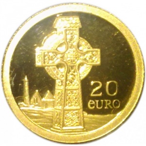 Реверс монеты Ирландия, 20 евро, 2011, Кельтский крест