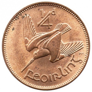 Реверс монеты Ирландия, 1 фартинг, 1939-1966