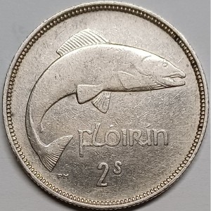 Реверс монеты Ирландия, 2 шиллинга (флорин), 1939-1942