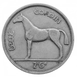 Реверс монеты Ирландия, ½ кроны, 1928-1937