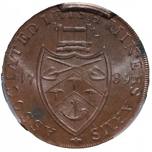 Реверс монеты Ирландия, ½ пенни, 1789, John of Gaunt - Irish Mine Co.