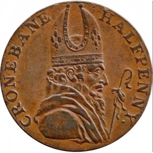 Аверс монеты Ирландия, ½ пенни, 1789, Ассоциация ирландских шахтеров