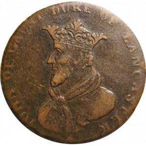Реверс монеты Ирландия, ½ пенни, 1791, Camac Kyan and Camac / John of Gaunt