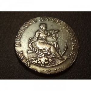 Аверс монеты Ирландия, ½ пенни, 1794, Talbort Fyan