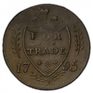 Реверс монеты Ирландия, ½ пенни, 1795, Cornwell's