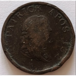 Аверс монеты Ирландия, ½ пенни, 1806, Святой Патрик Ирландский
