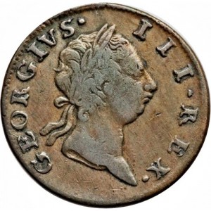 Аверс монеты Ирландия, ½ пенни, 1766-1769