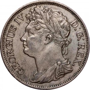 Аверс монеты Ирландия, 1 пенни, 1822-1823