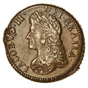 Аверс монеты Ирландия, 1 фартинг, 1691
