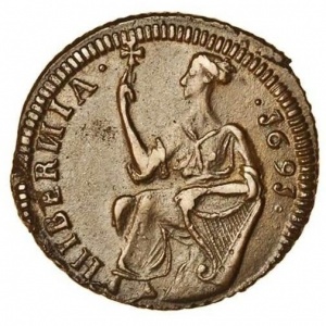 Реверс монеты Ирландия, 1 фартинг, 1691