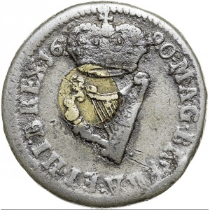 Реверс монеты Ирландия, ½ пенни, 1689-1690