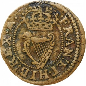 Реверс монеты Ирландия, 1 фартинг, 1634, Выпуск "Maltravers"