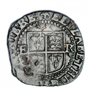 Реверс монеты Ирландия, ½ пенни, 1601-1602