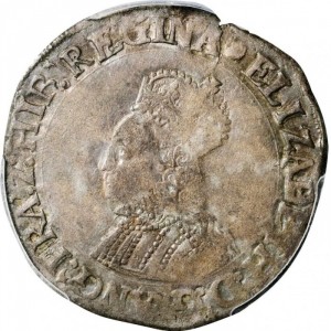 Аверс монеты Ирландия, 1 шиллинг, 1558
