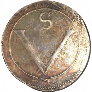 Реверс монеты Ирландия, 1 крона, 1643