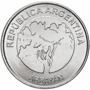Аверс монеты Аргентина, 5 песо, 2017-2020