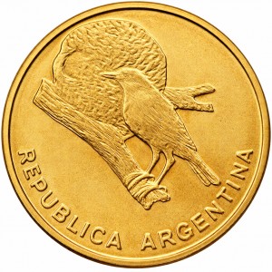 Аверс монеты Аргентина, ½ сентаво, 1985