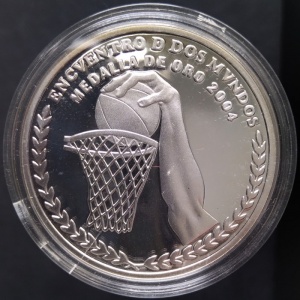 Реверс монеты Аргентина, 25 песо, 2007, Иберо-Америка - Олимпийские игры