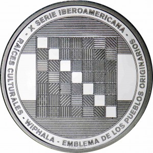 Реверс монеты Аргентина, 25 песо, 2015, Иберо-Америка - Культурные связи