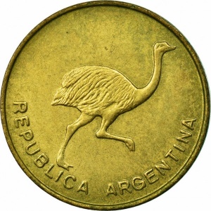 Аверс монеты Аргентина, 1 сентаво, 1985-1987