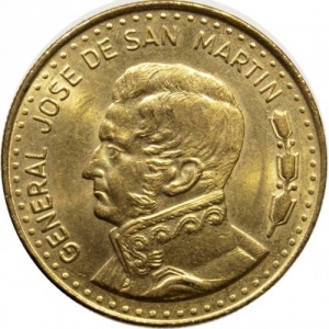 Реверс монеты Аргентина, 100 песо, 1979-1980