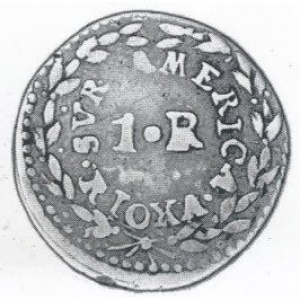 Реверс монеты Аргентинские провинции, 1 реал, 1823, Монета без даты