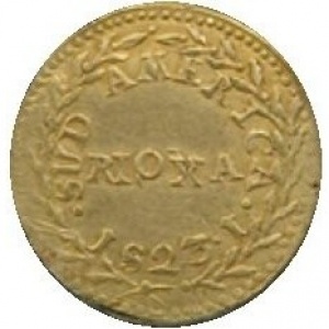 Реверс монеты Аргентинские провинции, 1 эскудо, 1823