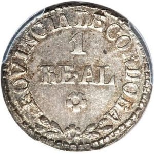Аверс монеты Аргентинские провинции, 1 реал, 1848