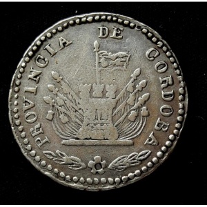 Аверс монеты Аргентинские провинции, 2 реала, 1849-1850