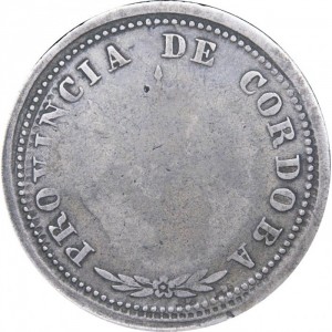 Аверс монеты Аргентинские провинции, 4 реала, 1844