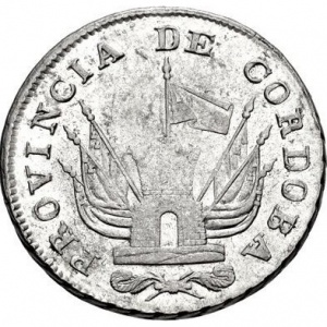 Аверс монеты Аргентинские провинции, 4 реала, 1852