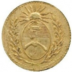 Аверс монеты Аргентинские провинции, 1 эскудо, 1823