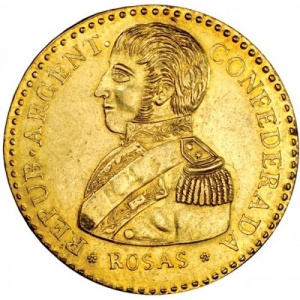 Аверс монеты Аргентинские провинции, 8 эскудо, 1836