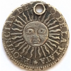 Реверс монеты Аргентинские провинции, ½ реала, 1815