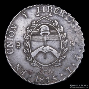Аверс монеты Аргентинские провинции, 8 солей, 1815