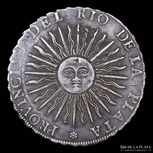 Реверс монеты Аргентинские провинции, 8 солей, 1815