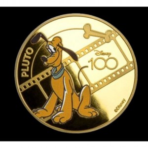 Реверс монеты Барбадос, 25 центов, 2023, Дисней 100 - Плуто