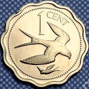 Реверс монеты Белиз, 1 цент, 1975-1976